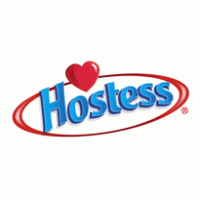 Standard Hostess Logo in blau umkreist in rot und mittig über der schrift geschlossen mit einem roten herz 