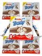 Kinder Tronky 5er Pack – Vorderseite 5 bunte Verpackungen mit bunter Schrift und Bild Schokoriegel