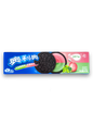 Oreo Double Fruit Crystal Grape & Peach 97g Vorderseite blaue Verpackung mit Oreo Cookies Abbildung 