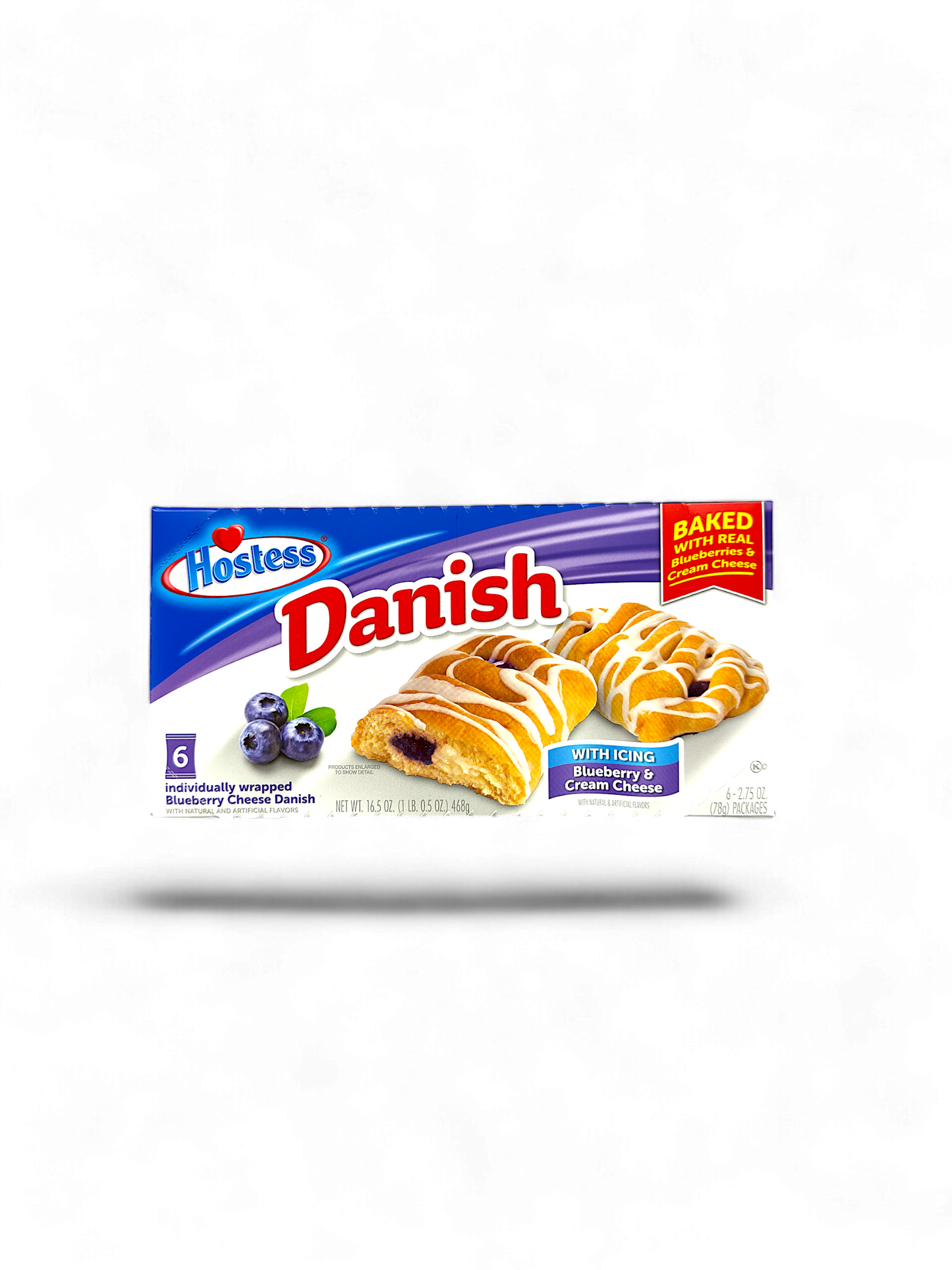 Hostess Danish Blueberry & Cream Cheese 468g MHD 31.03.2025