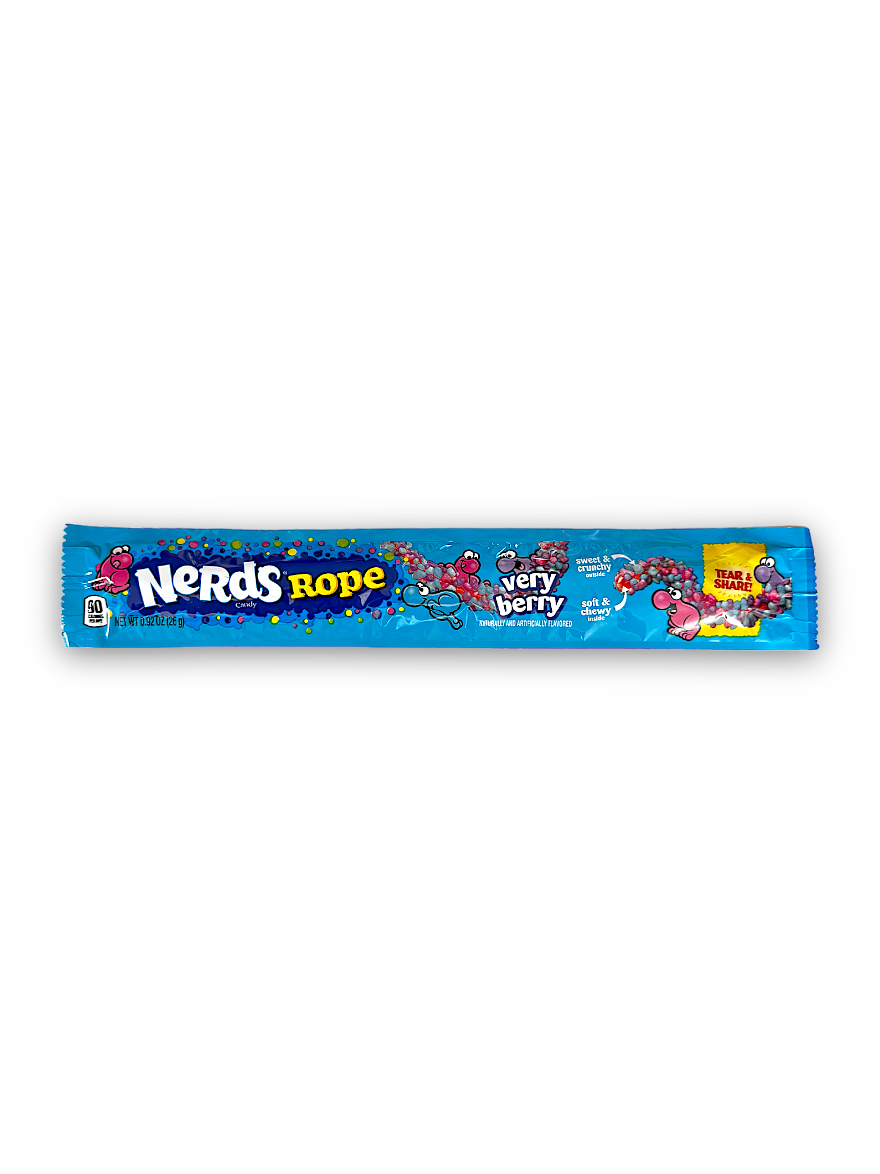 Nerds Rope Very Berry: Bunte, beerige Nascherei in Seilform für den süßen Kick.