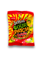 Sour Patch Watermelon 160g Vorderseite rote Verpackung mit gelber Schrift und Wassermelonenabbildung