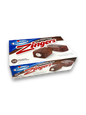 Hostess Devil's Food Chocolate Zingers 360g Vorderseite weiße Verpackung mit roter Schrift und Bild