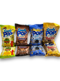 CandyPop Sour Patch Popcorn, CandyPop Twix, CandyPop Snickers, CandyPop Oreo Vorderseite 