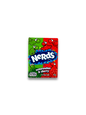 Vorderseite einer 46,7g Packung Nerds Watermelon & Wild Cherry, grüne und rote Verpackung mit Logo.