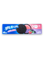 Oreo Double Fruit Blueberry & Raspberry 97g Vorderseite blaue Verpackung mit Oreo Cookies Abbildung 