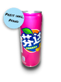 Fanta Peach Japan 330ml Pinke Dose Vorderseite mit chinesischem Schriftzug