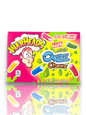 Warheads Ooze Chews 99g mit Spiegelung auf weißem Hintergrund. Vorderseite von der Packung
