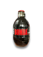 Bomba Cherry Energy 250ml von Vorne dargestellt, auf weißem Hintergrund Schwarze Flasche