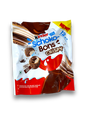 Kinder Schoko Bons Crispy 67,2g Vorderseite bunte Verpackung mit bunter Schrift und Bild Schokoei