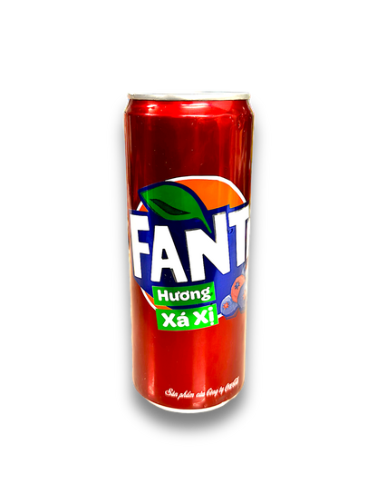 Fanta Sarsi in roter Dose, exotisch & Ideal für Abenteuerlustige.