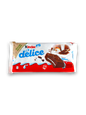 Kinder Delice 390g Vorderseite bunte Verpackung mit bunter Schrift und Produktabbildung 