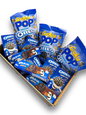 Oreo Actions Bundle Vorderseite oreo Popcorn Oreo wafer Roll oreo Cookies auf weißem Hintergrund