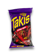 Takis Xtra Hot 90g Tortilla blaue Verpackung mit gelber Schrift Vorderseite auf weißem Hintergrund