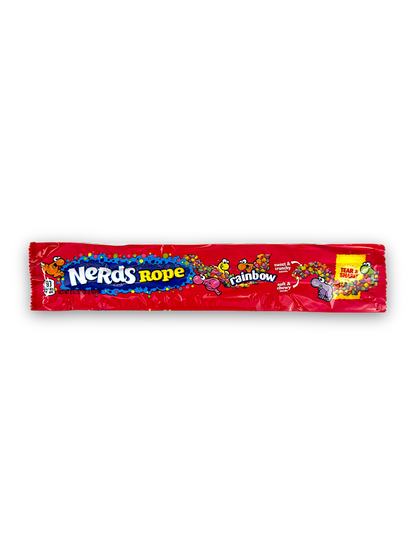 Nerds Rope Rainbow: Ein farbenfrohes Süßigkeitenseil voller Geschmack und Spaß.