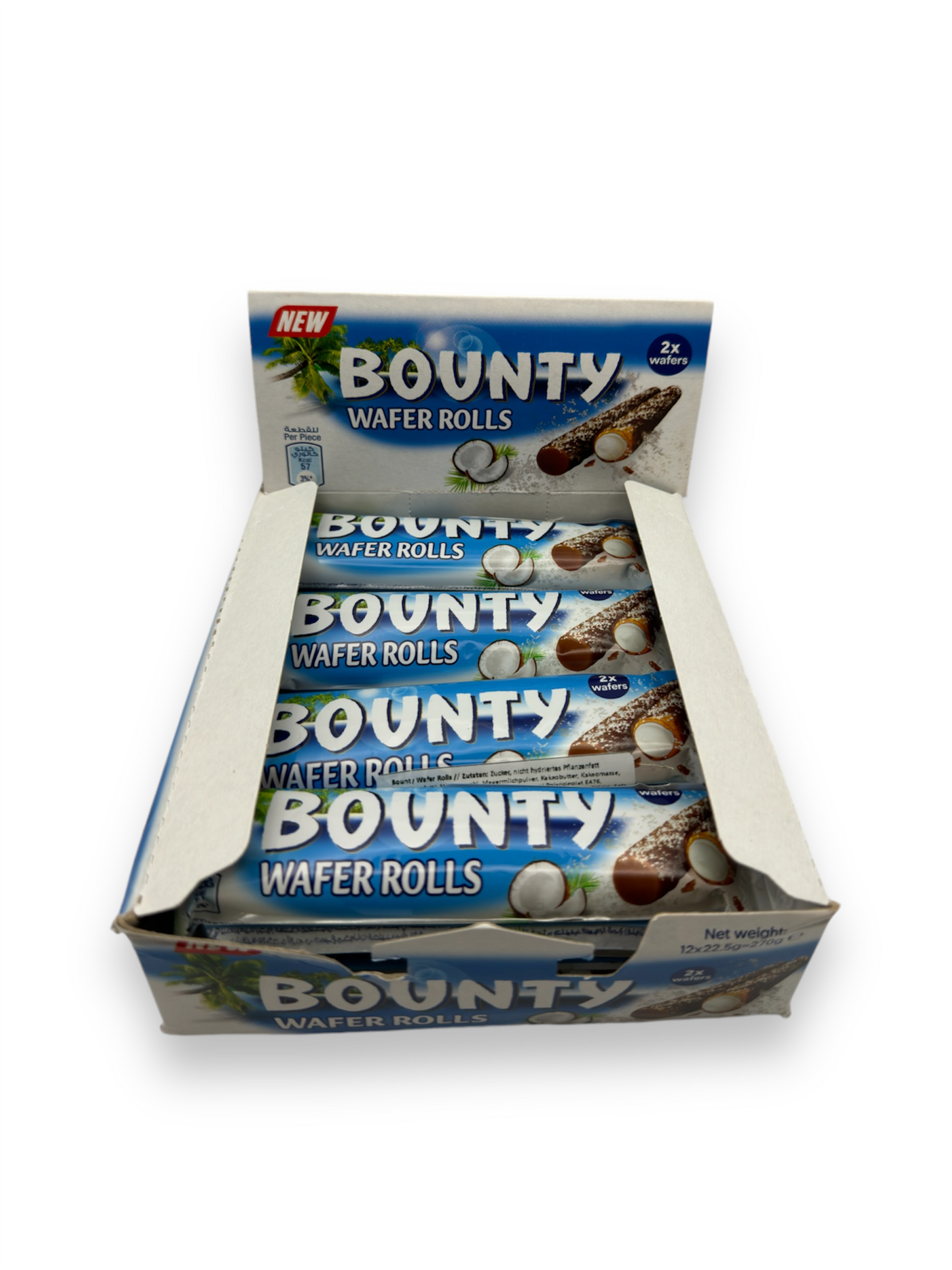 Bounty wafer rolls 22,5g MHD 02.04.2025