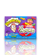 Warheads Lil Worms 99g mit Spiegelung und Vorderseite zu sehen mit weißem Hintergrund